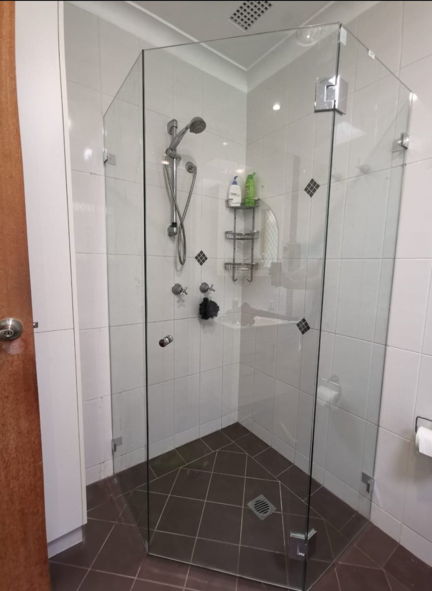Frameless Splayed Shower Screens Cheapest Shower Screens